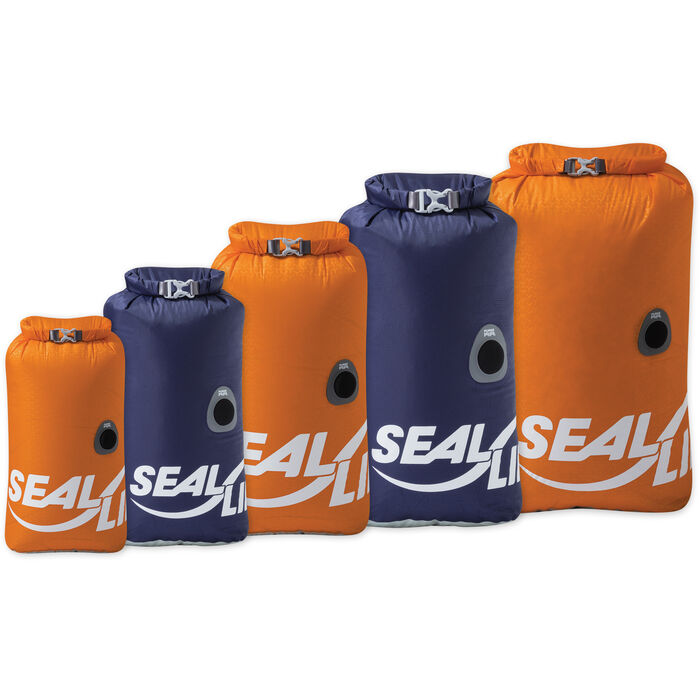 Life Gear Waterproof Dry Bag with Clear Viewing Window 2.5 L Orange, 